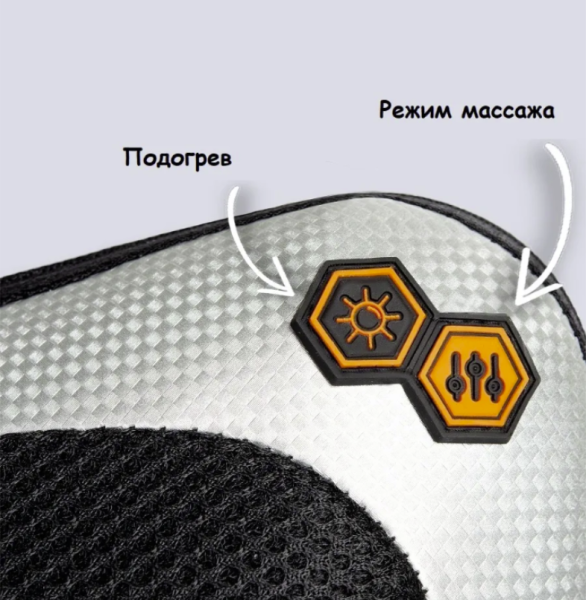 Массажная подушка 16 роликов с ИК-подогревом Elektronisk Massage Pude (шея, спина, суставы, ступни)